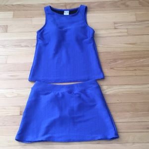 Lands End Tankini Top & Swim skirt, Women’s size 8